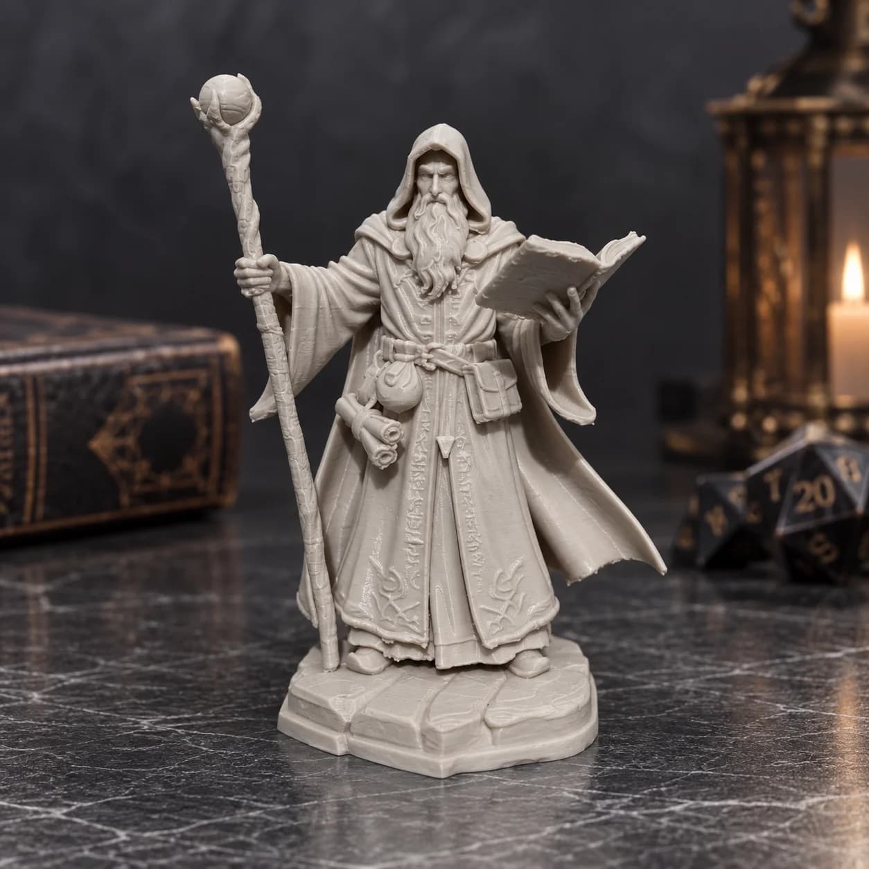 Mago humano de D&D